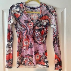 Women's Custo Barcelona Long Sleeve Hooded Shirt